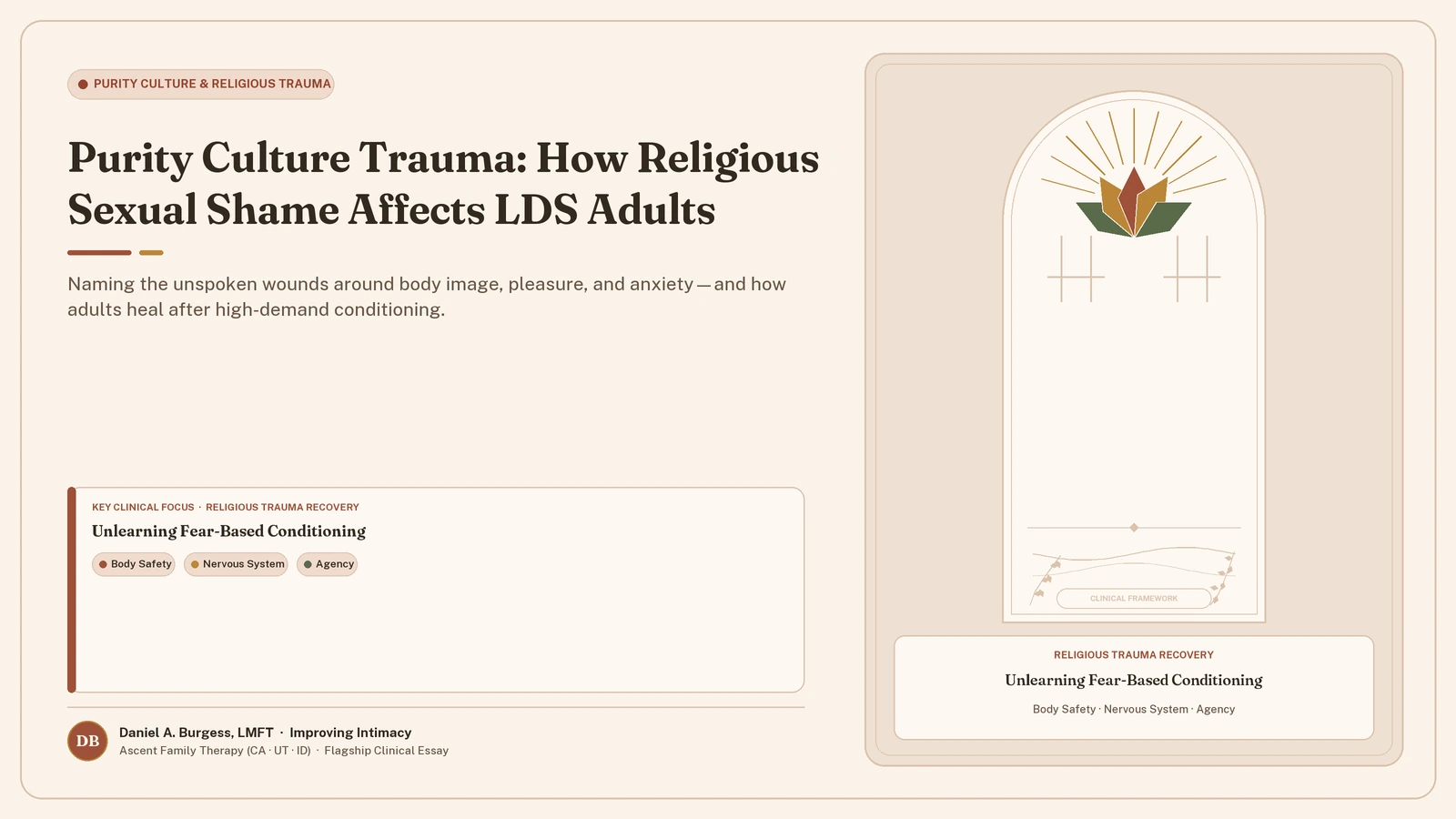 Purity Culture Trauma: How Religious Sexual Shame Affects LDS Adults