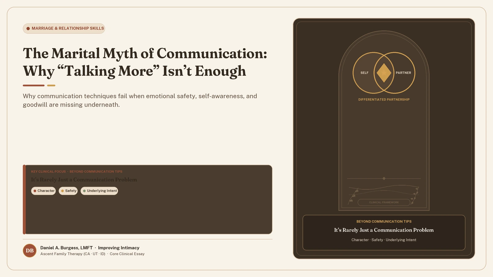 Marital Myth Of Communication