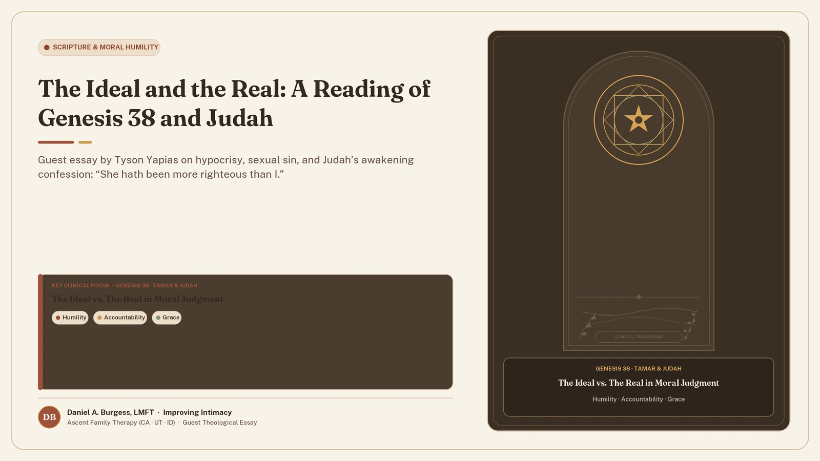 The Ideal and the Real: a Reading of Genesis 38 and Judah
